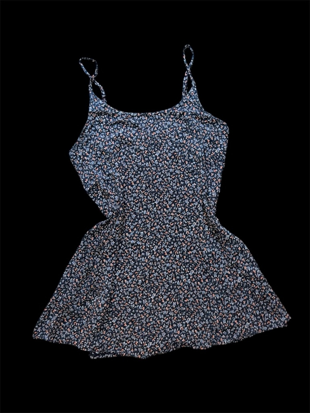 Floral Cami Sundress Navy Brandy Melville Short